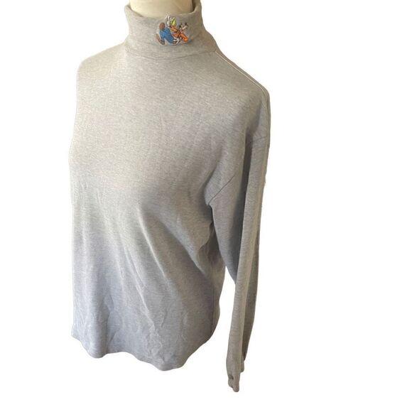 The Disney Store Gray Turtleneck with Goofy on Neck Size Small-EUC - Picture 10 of 10